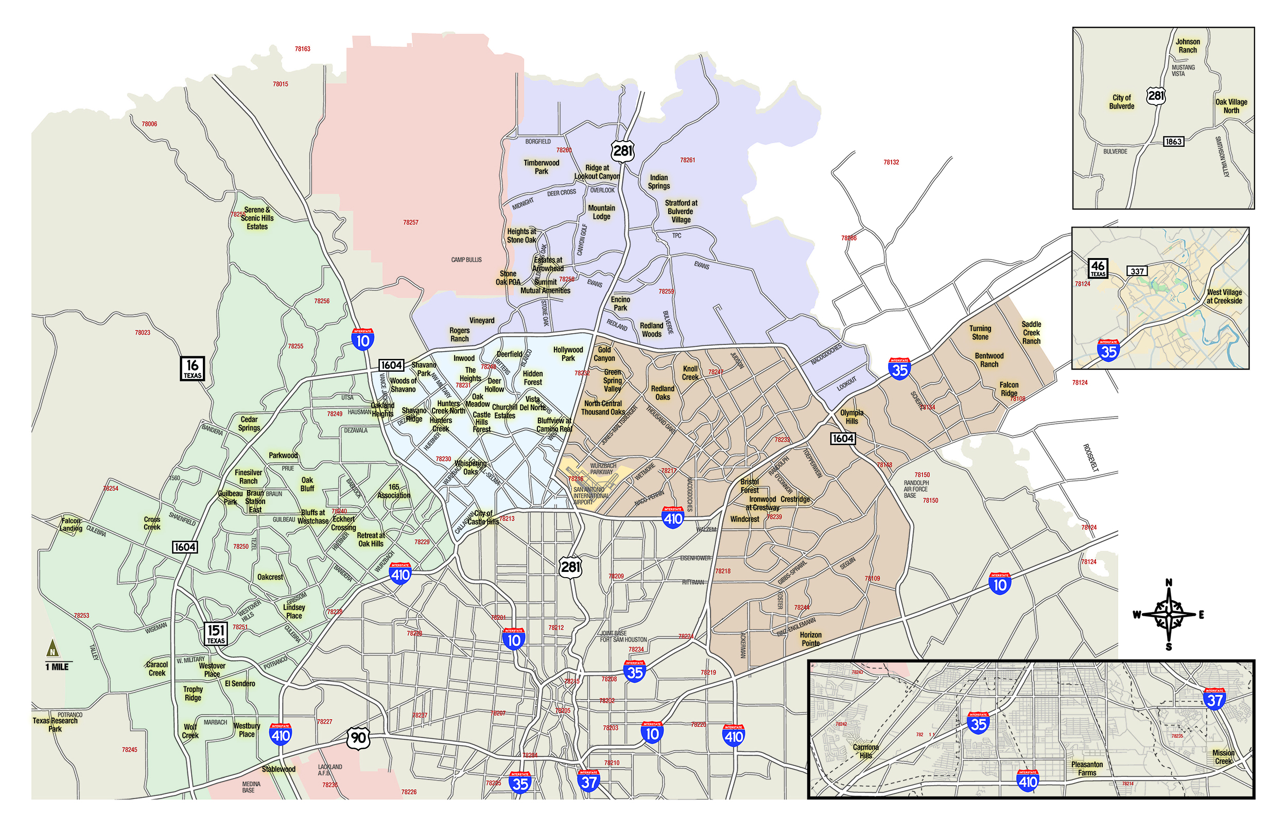 San Antonio Zoning Map San Antonio Territory Map - Neighborhood News
